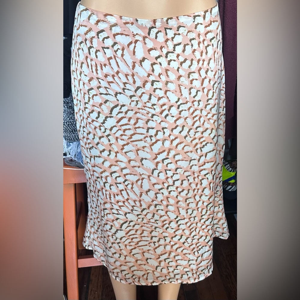 Le Lis Print Midi Skirt
